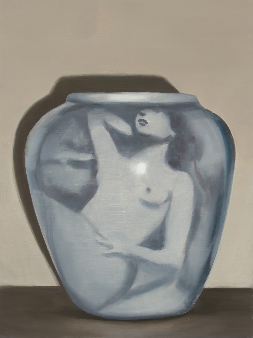 Vase de Levant (2018), 40 x 30 cm, oil on panel